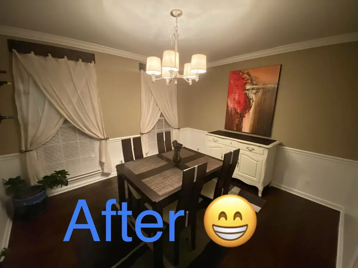 Professional dining room restoration after water damage in Safford