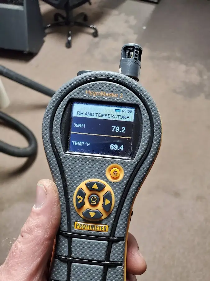 Moisture meter humidity assessment for Fire & Smoke Damage Restoration in Safford